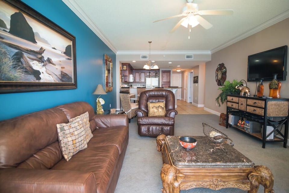 Gulf front living room