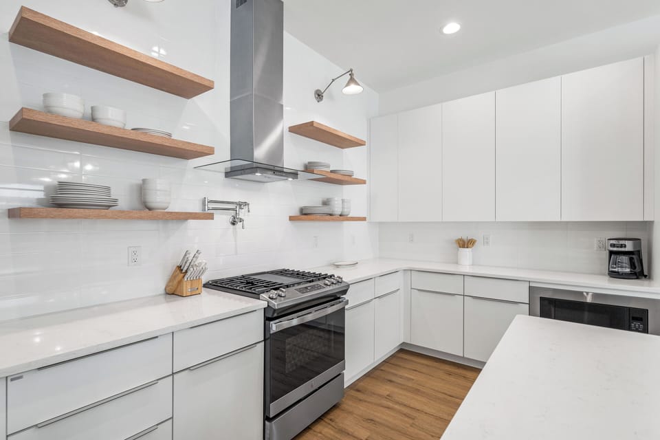 Fully stocked kitchen