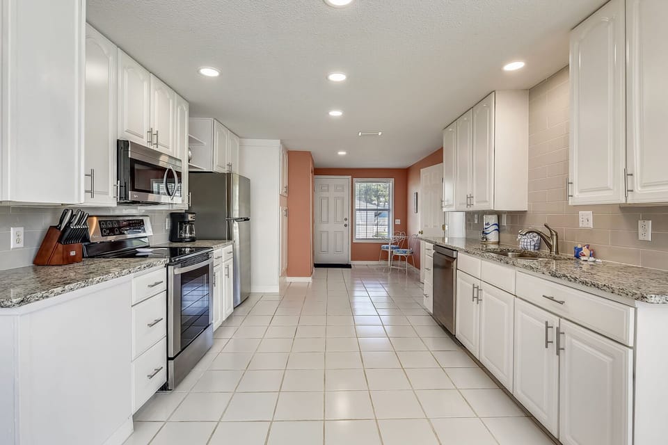 Fully stocked kitchen