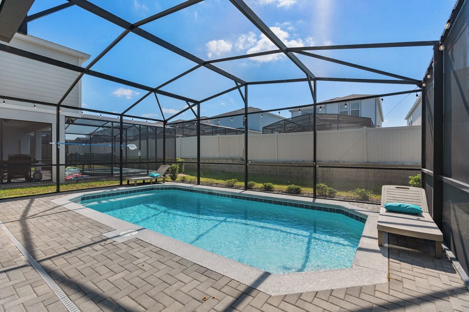 Plenty of sun with west facing pool and south exposure
