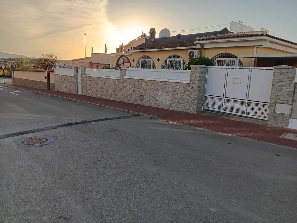 Front of villa 