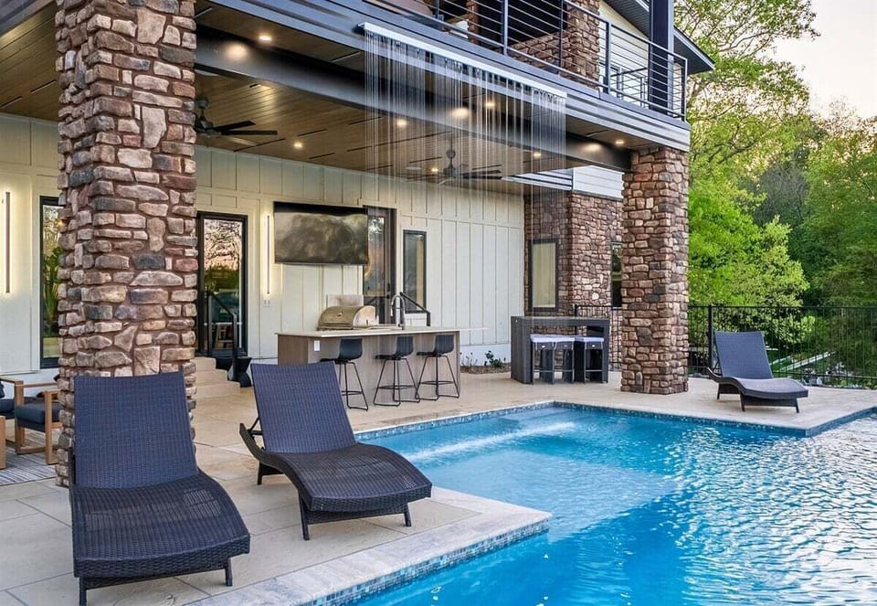 Splash into serenity in our pool with lakeside vistas that mesmerize and refresh