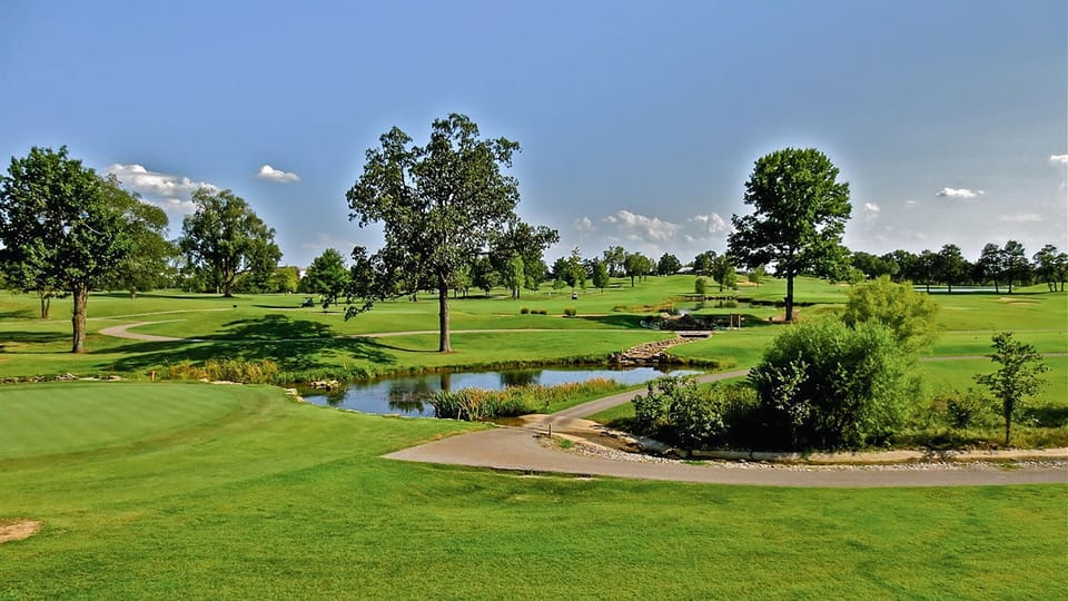Beautiful and well-maintained golf course.