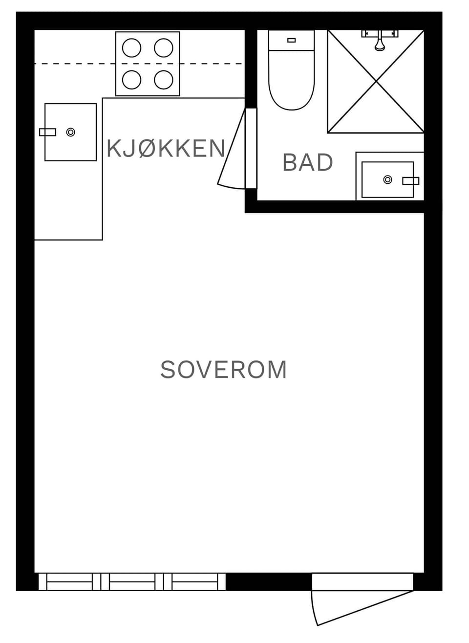 Clear and simple floor plan for easy navigation