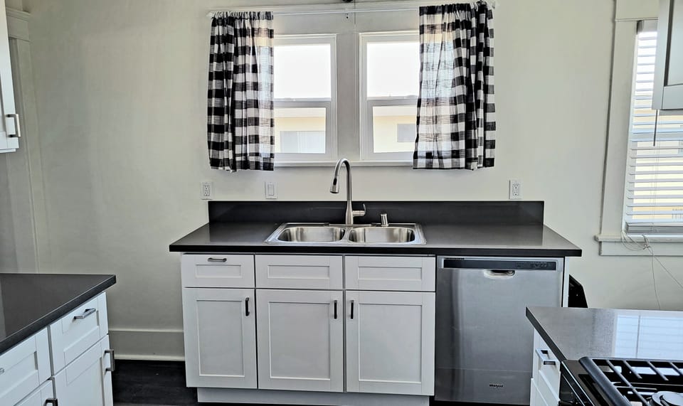 kitchen sink area