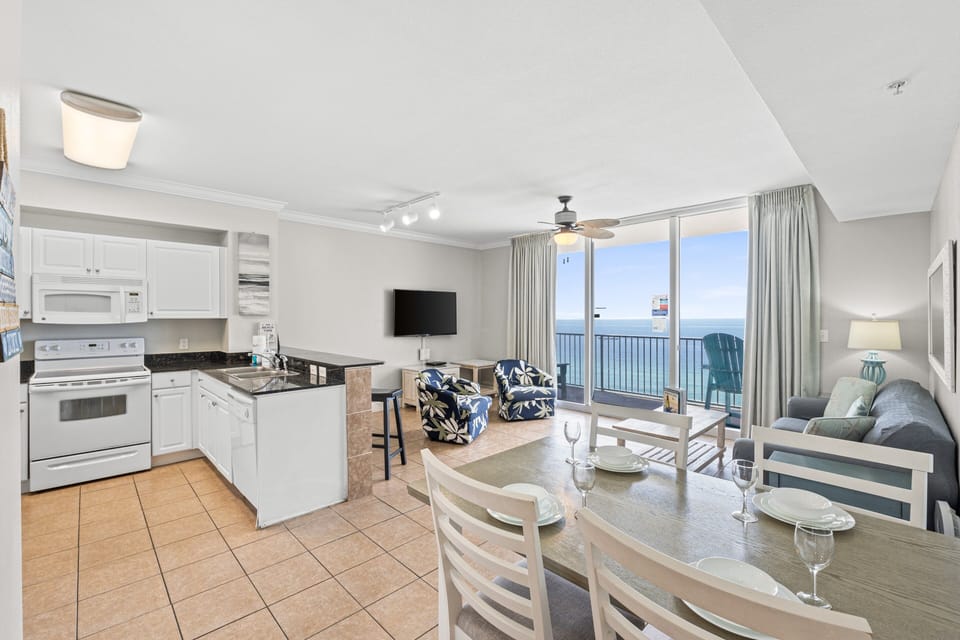 Dining Area with Gulf Views