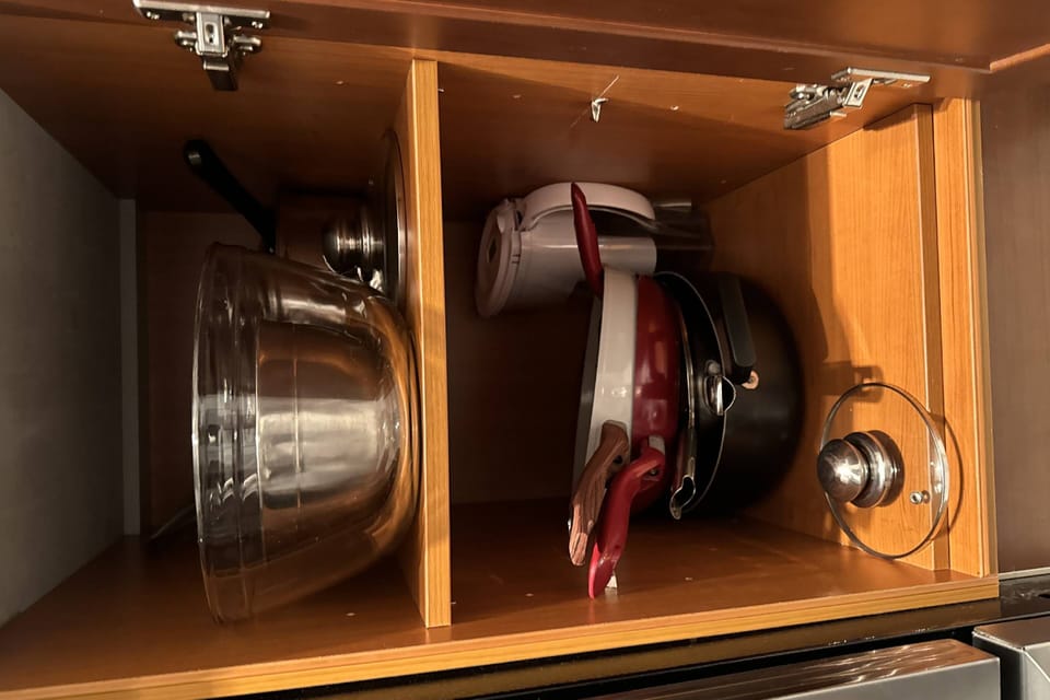 Pots and pans and mixing bowls