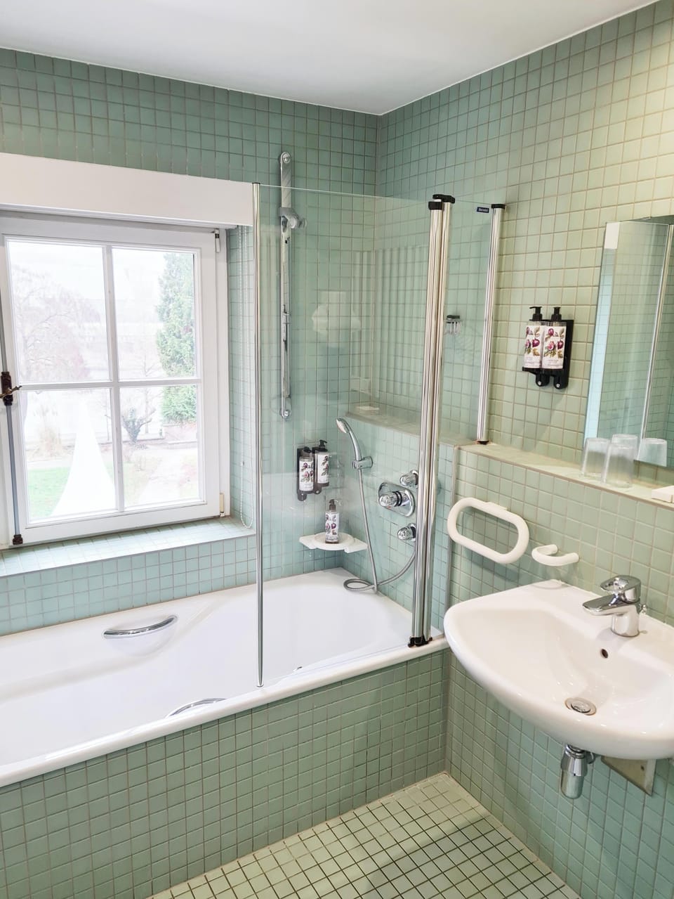 Suite | Bathroom | Shower, towels, soap, shampoo