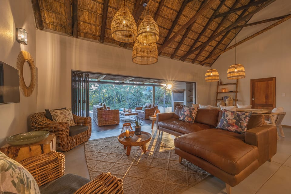 Luxury Villa, 3 Bedrooms | Living room | 55-inch Smart TV with satellite channels, Netflix, streaming services