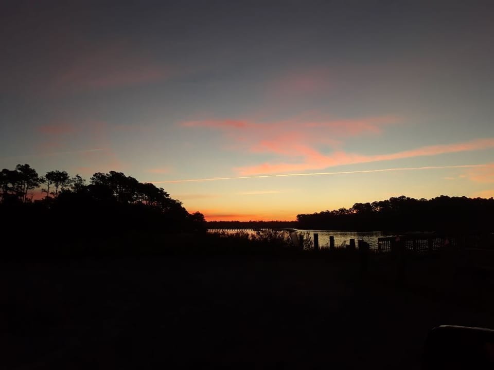 sunset at intercostal