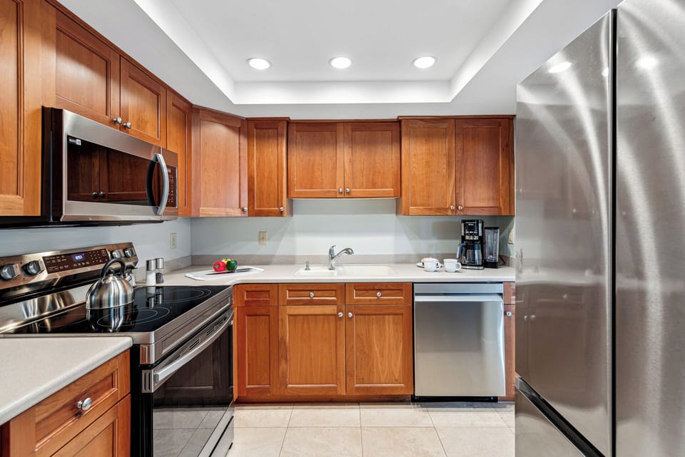 Everything necessary to cook and serve basic meals