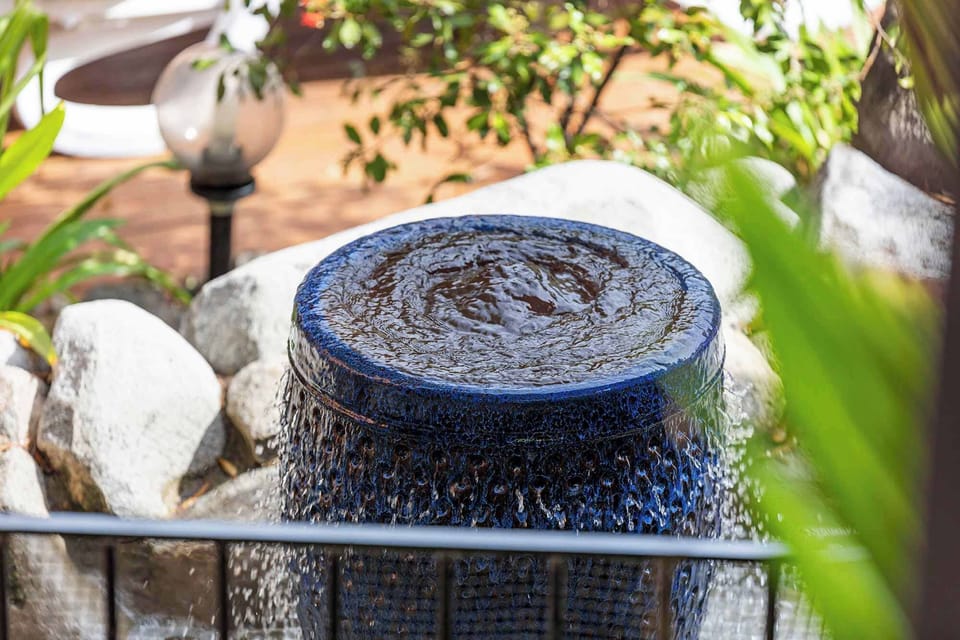 Detail from the pool area