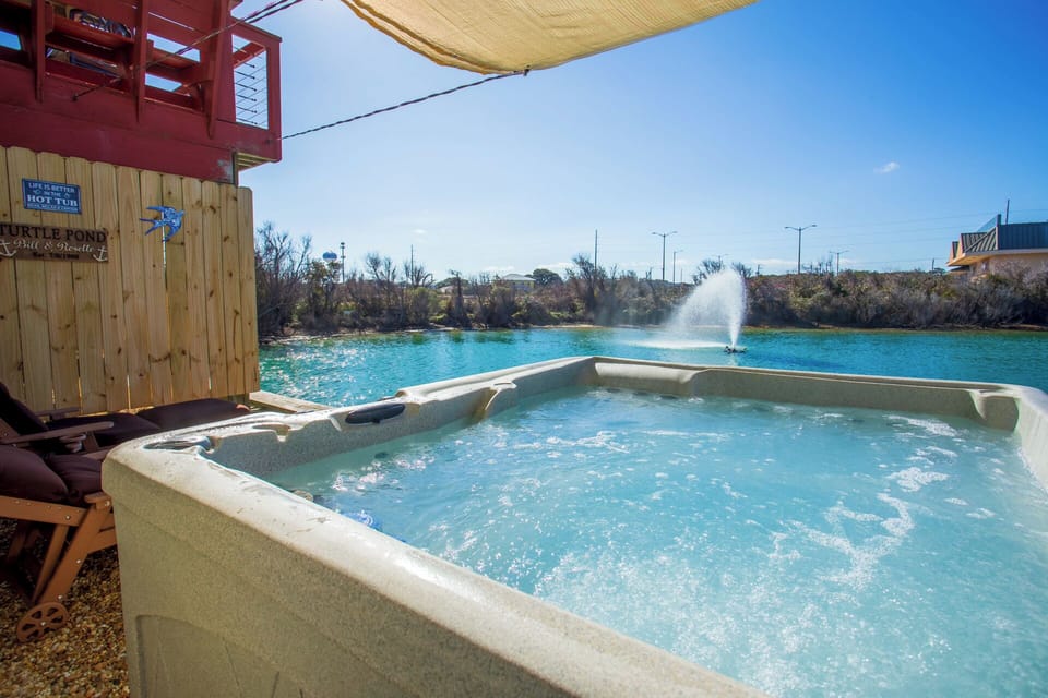 Enjoy spectacular views of the water while you lounge!