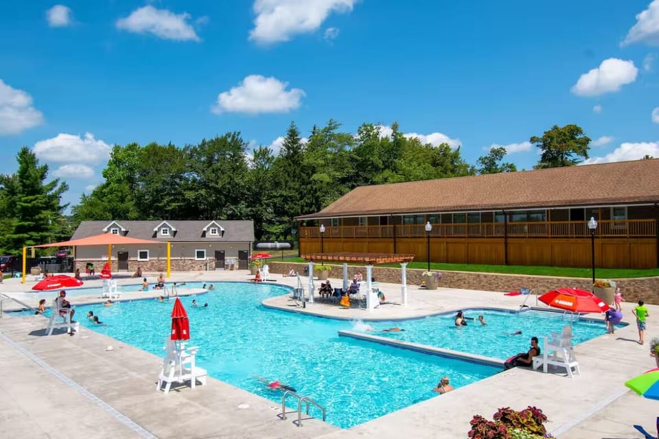 One of 4 community pools