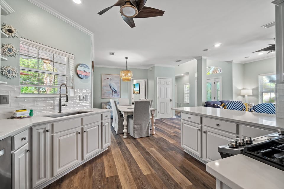 Spacious Kitchen With Modern Amenities