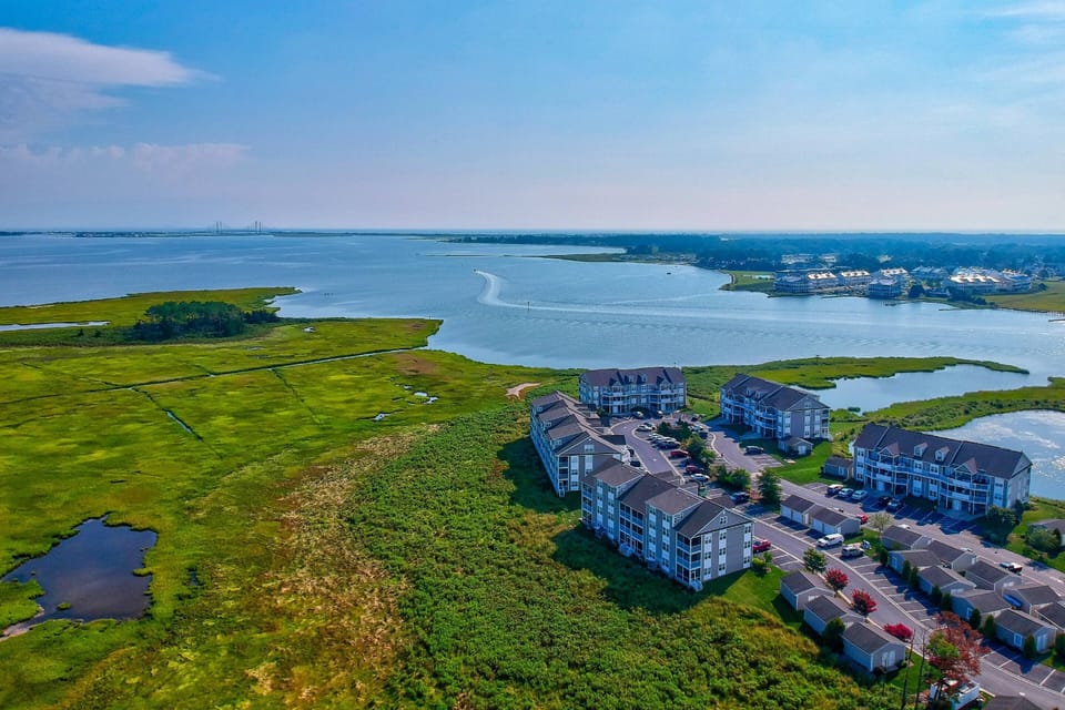 Bethany Bay Harbour Drive. Your building is the first one on the right.