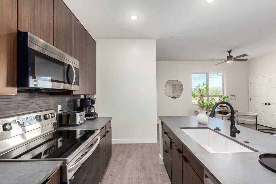 Stainless Steel Appliances and Functional Design