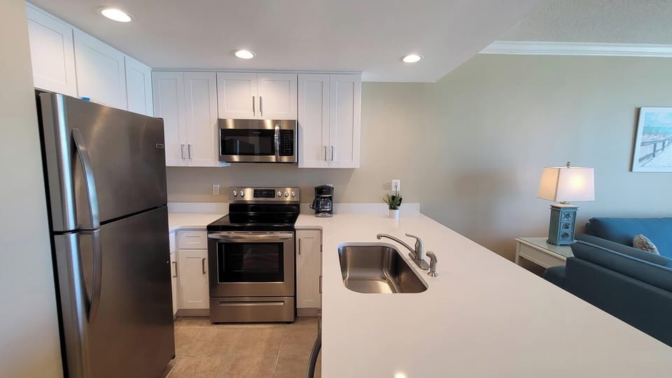 Fully stocked kitchen