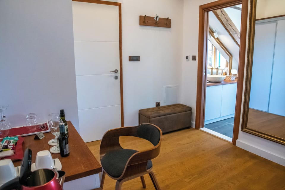 Deluxe Double Room, Sea View | Premium bedding, memory foam beds, minibar (free items), in-room safe