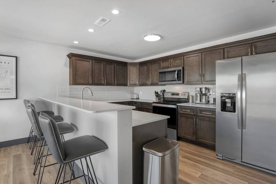 Kitchen with Bar Seating