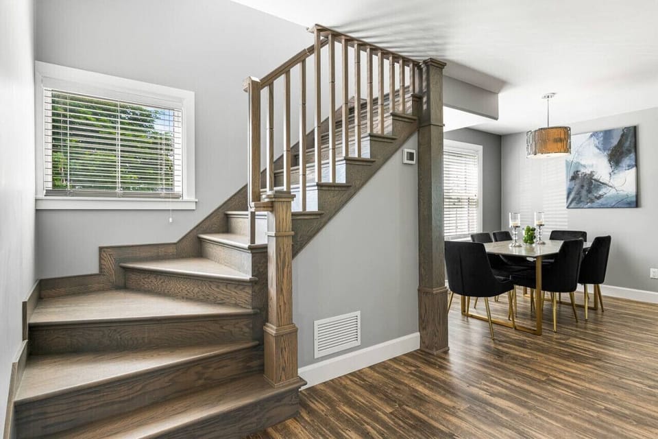 Stairwell to upper level
