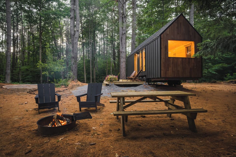 Spend your nights by the fire and wake up to river views