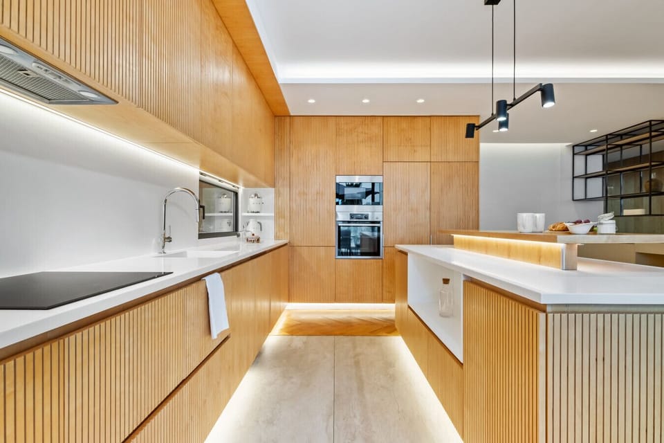 Modern Madeira kitchen space.