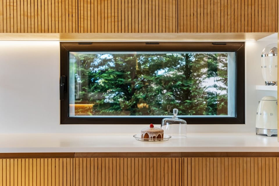 Calm Madeira kitchen view.