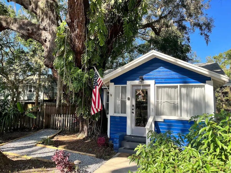 Front of the cottage