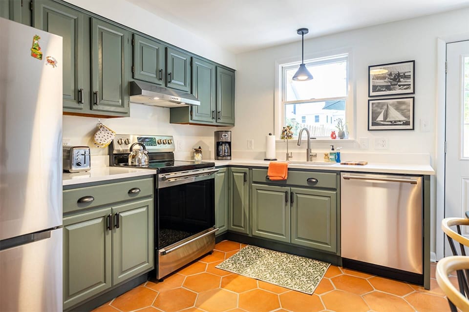 The kitchen is fully stocked to make breakfast or a gourmet dinner.