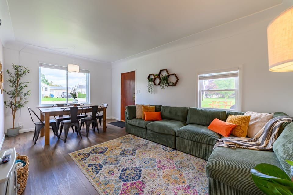 Living and Dining Rooms.