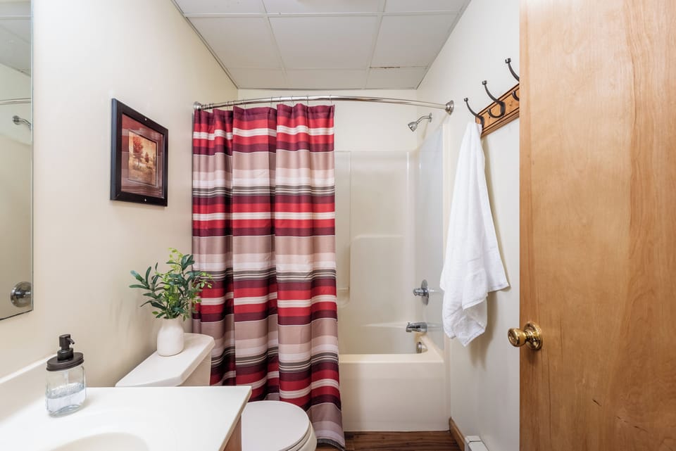Ensuite Bathroom 1 features tub/shower combo