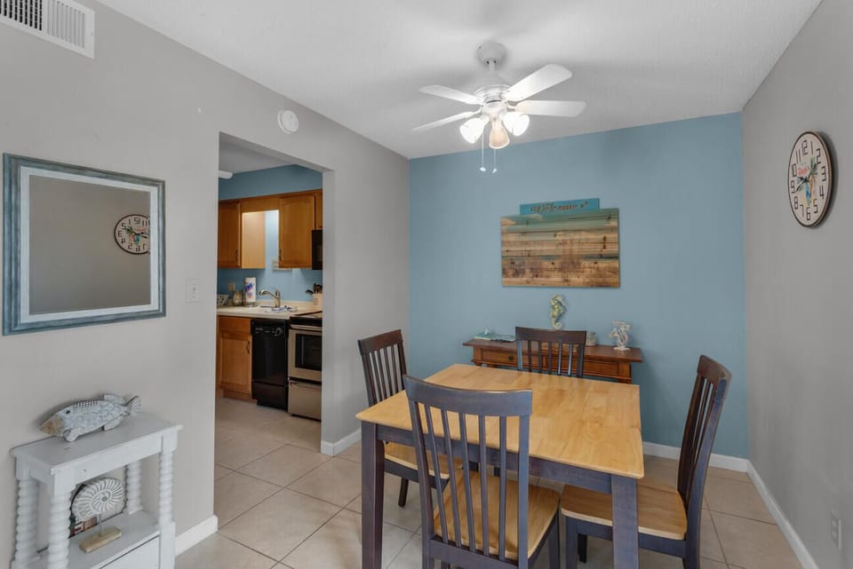Dining and kitchen