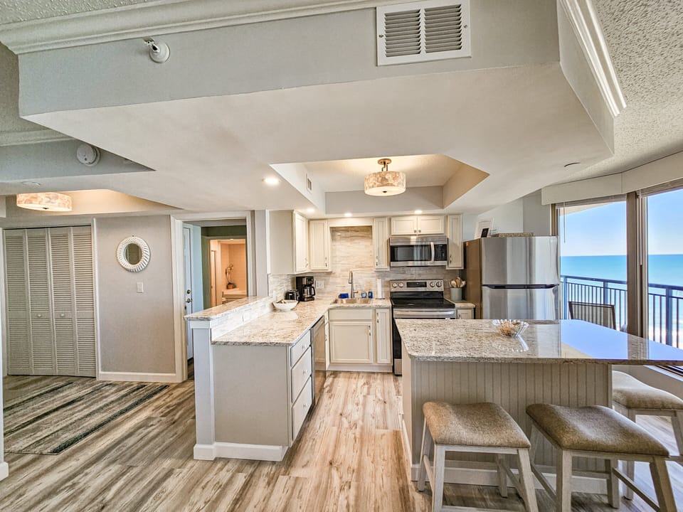 Condo, 2 Bedrooms | Private kitchen | Coffee/tea maker, fridge, oven, toaster