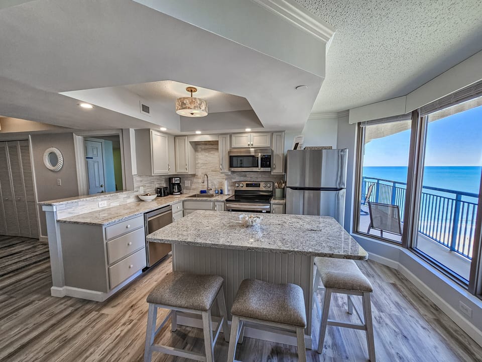 Condo, 2 Bedrooms | Private kitchen | Coffee/tea maker, fridge, oven, toaster