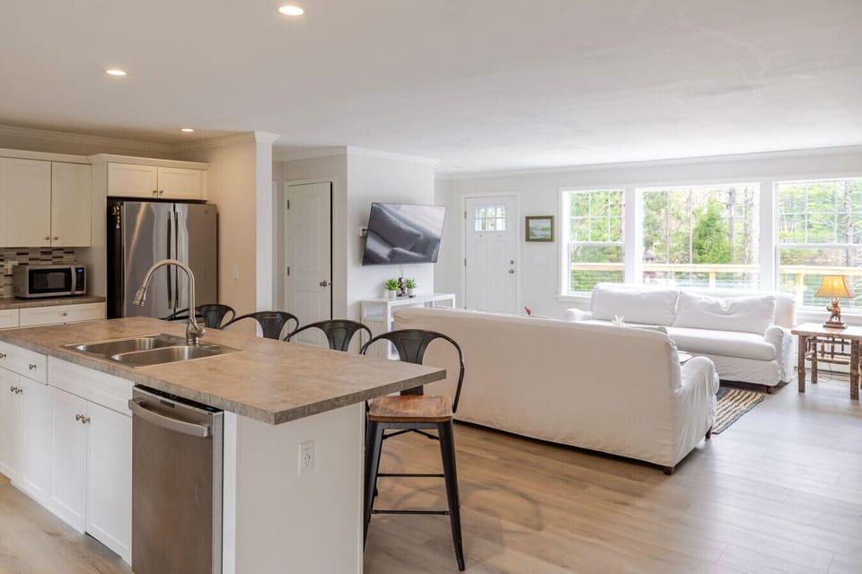 Main floor living room/ kitchen