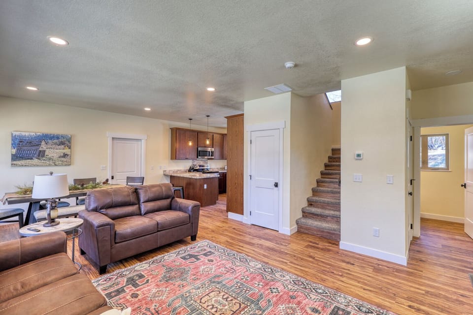 There is plenty of room to spread out in The Homestake Condo.  The two bedrooms with their own en suite bathrooms are located on the second floor.