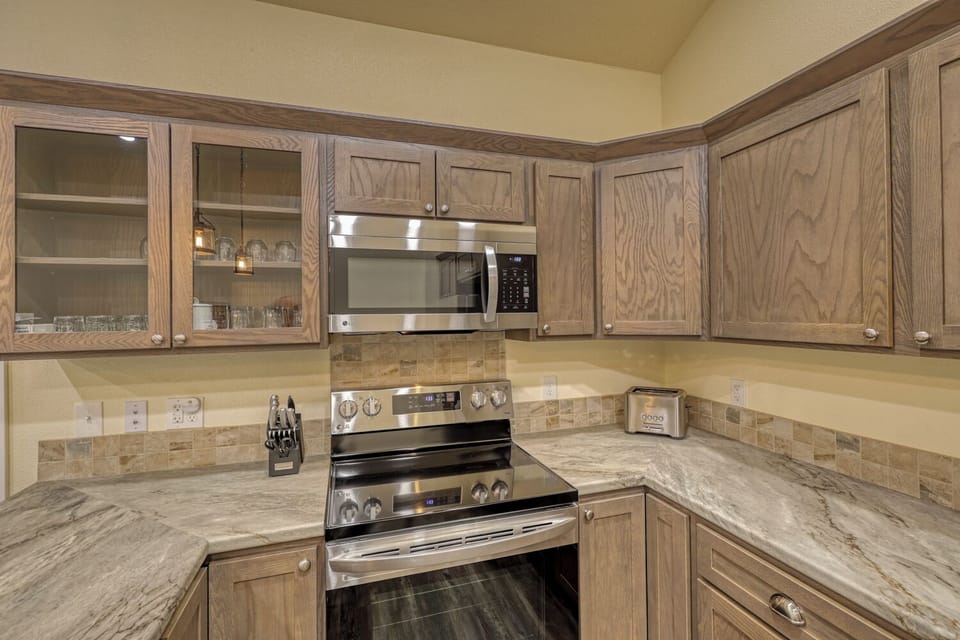 Our kitchen with new LG appliances.