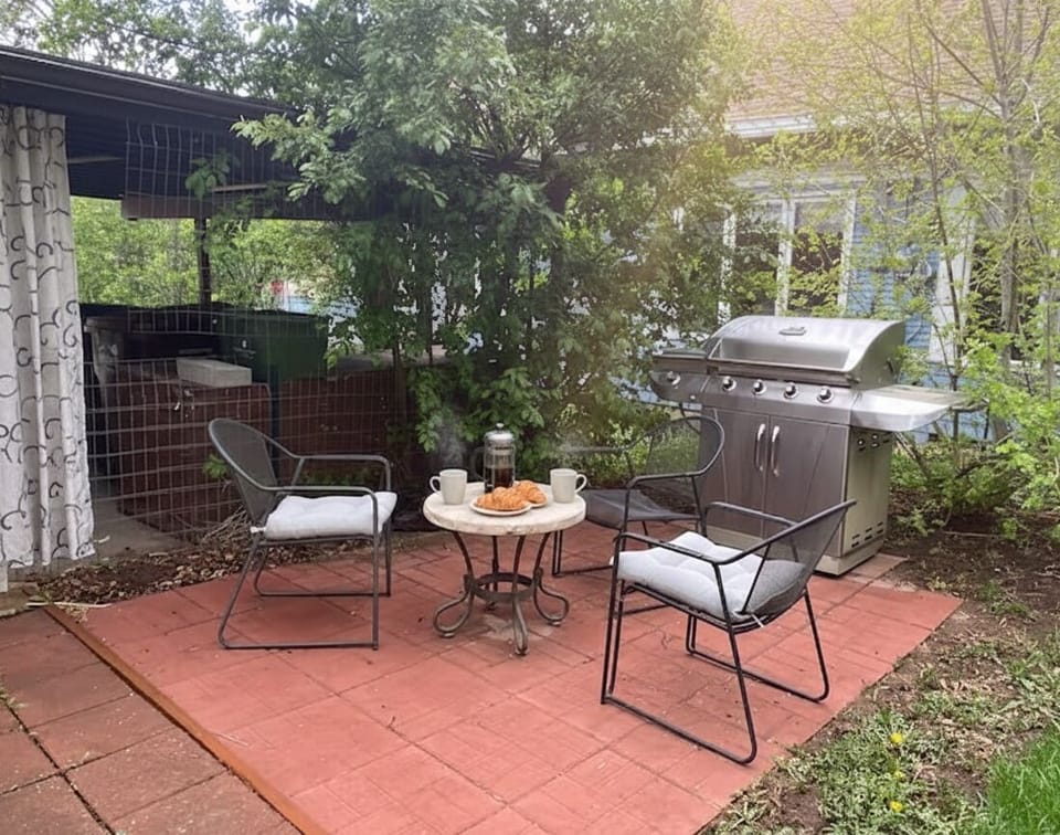 Have morning coffee on the patio