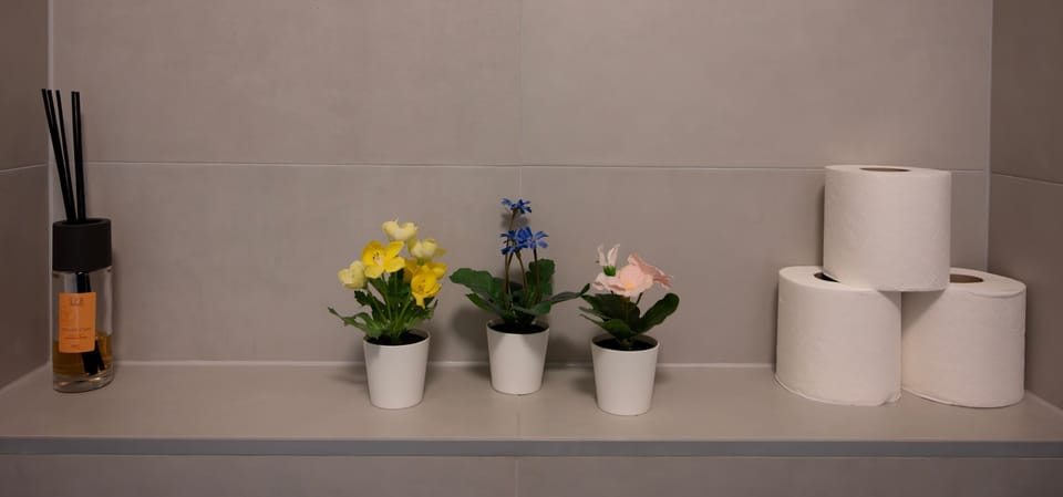 Decorations in the toilet