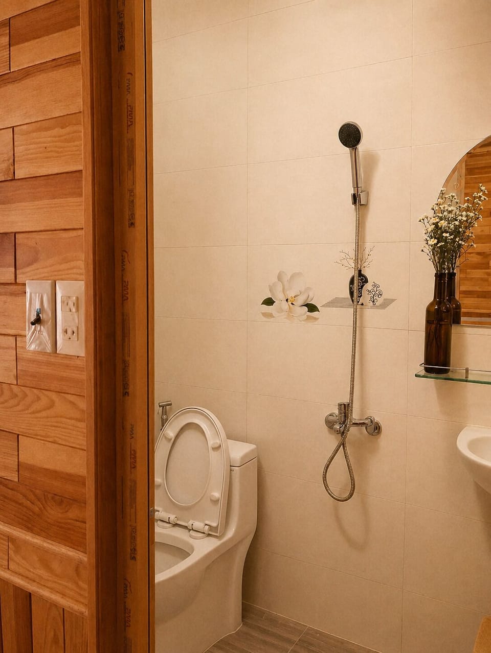 Standard Bungalow, Garden View | Bathroom | Shower, free toiletries, hair dryer, bidet