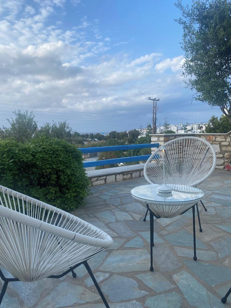 Patio with View