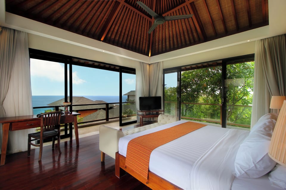 Villa, 4 Bedrooms, Private Pool, Sea View | In-room safe, desk, laptop workspace, free WiFi