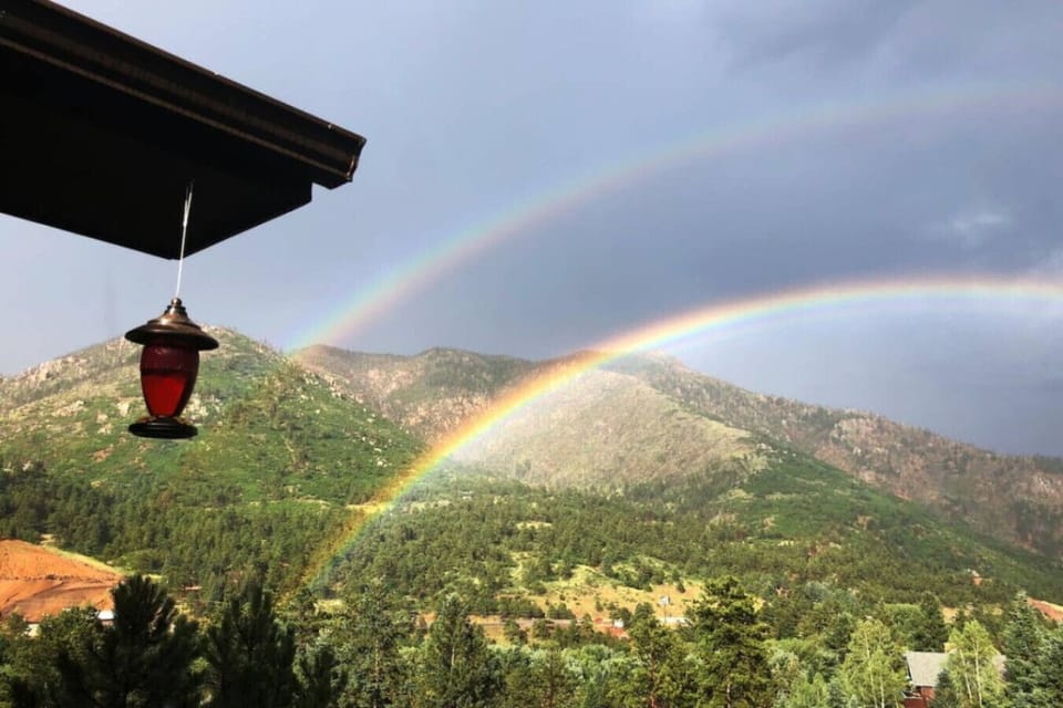 View from the hot tub