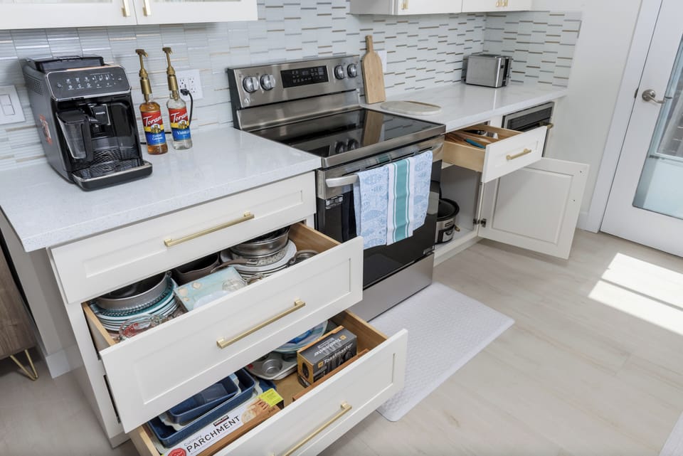 Well-stocked kitchen