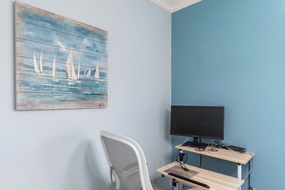 A desk for your use if needed