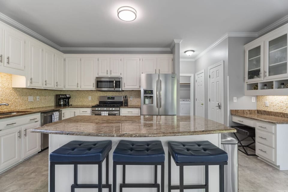 Large fully equipped kitchen