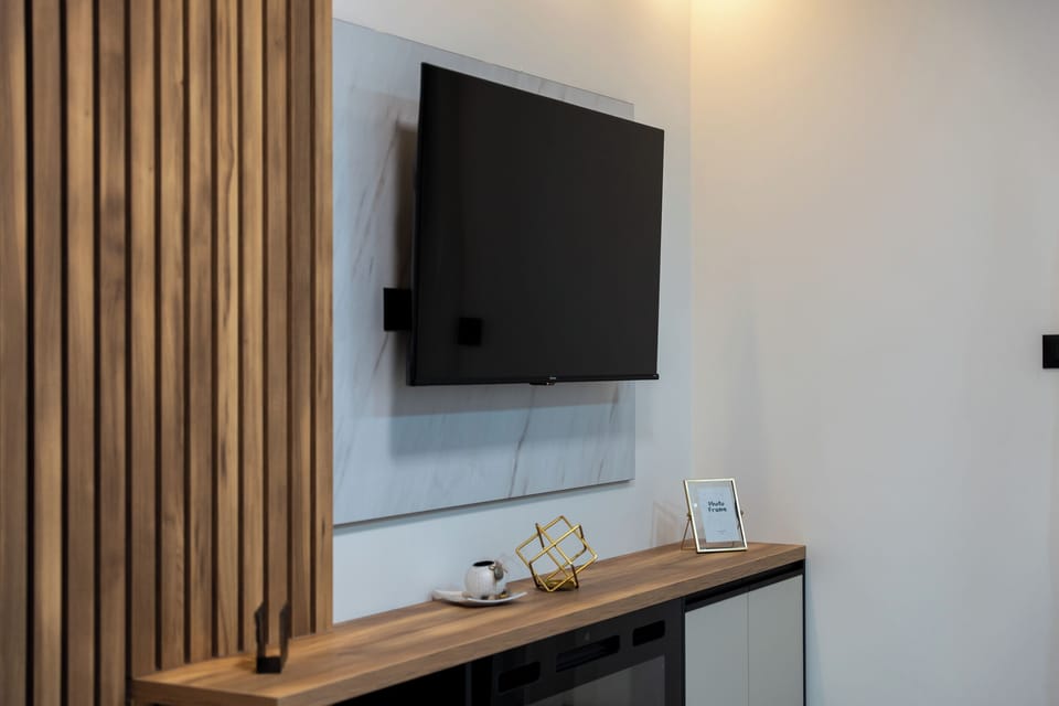 Family Apartment, Patio, Mountain View | Television