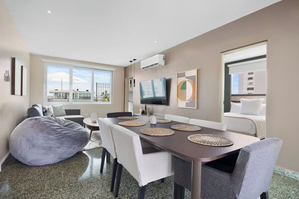 Living Room + Dinning Table 