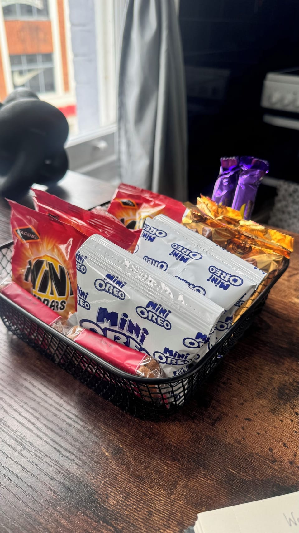 Snacks are complimentary!